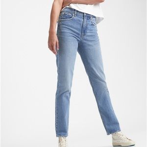 GAP Sky High Straight Jeans